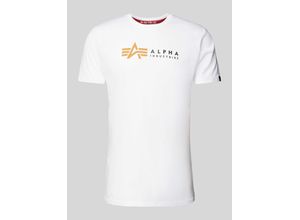 4059146472529 - T-Shirt mit Label-Print