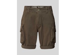 4059146512843 - Regular Fit Cargoshorts mit Label-Stitching Modell CREW SHORT