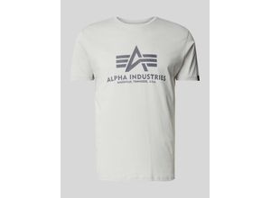 4059146553143 - T-Shirt mit Label-Print