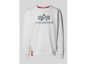 4059146554737 - Sweatshirt mit Label-Print Modell BASIC