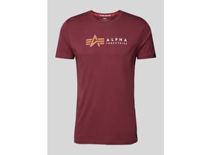 4059146564293 - T-Shirt mit Label-Print