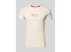 4059146574735 - T-Shirt mit Label-Print