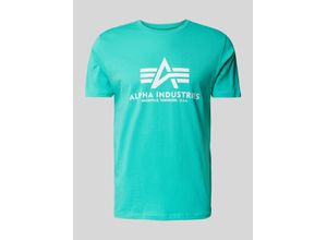 4059146608027 - T-Shirt mit Label-Print