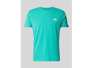 4059146613205 - T-Shirt mit Label-Print Modell BASIC