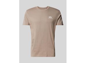 4059146613380 - Industries Basic T Small Logo T-Shirt - Beige - S - unisex