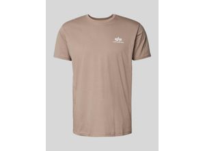 4059146613397 - Industries Basic T Small Logo T-Shirt - Beige - M - unisex