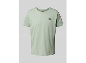 4059146613502 - T-Shirt mit Label-Print Modell BASIC