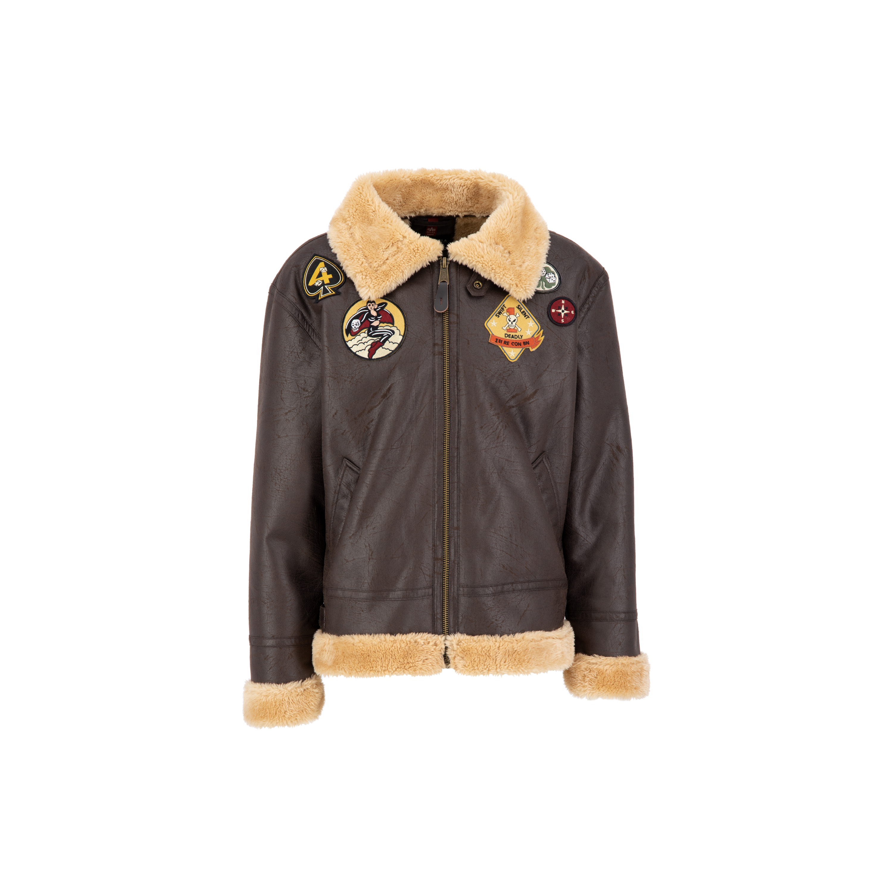 4059146686766 - Lederjacke Alpha Industries B3 FL Custom