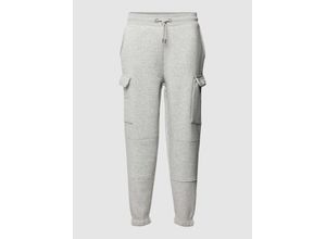 4059146697274 - Sweatpants mit Cargotaschen in unifarbenem Design