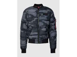 4059146709663 - Steppjacke mit Camouflage-Muster