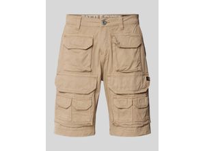 4059146724918 - Regular Fit Cargoshorts mit Label-Detail Modell BATTLE SHORT