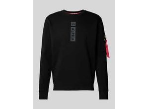 4059146734184 - Sweatshirt mit Label-Print