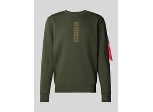 4059146734276 - Sweatshirt mit Label-Print