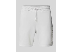 4059146734900 - Regular Fit Sweatshorts mit Label-Print