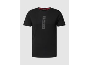 4059146735020 - T-Shirt mit Label-Print