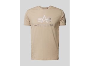 4059146735525 - T-Shirt mit Label-Print