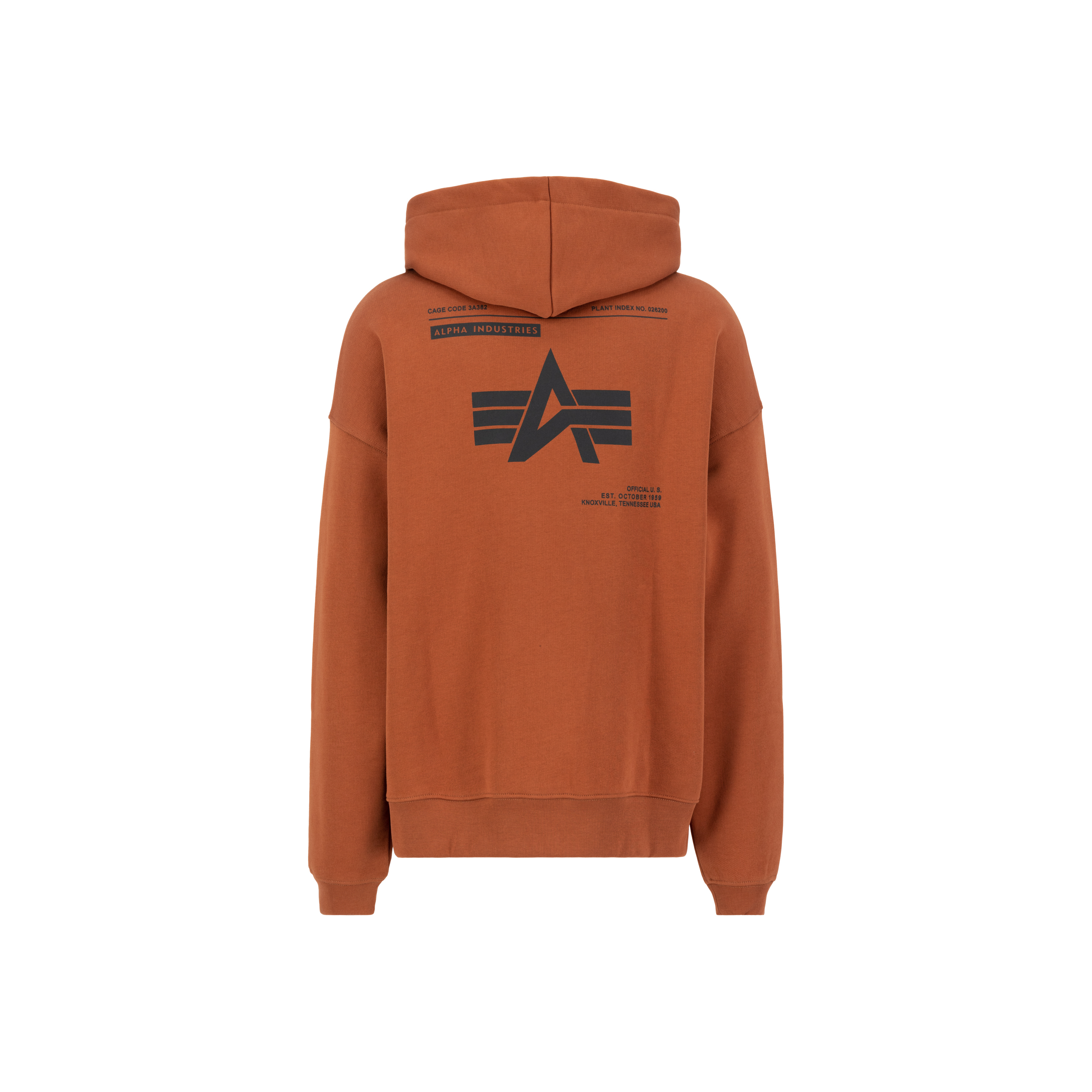 4059146747009 - Kapuzensweatshirt mit Print auf der Rückseite Alpha Industries Logo