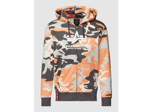 4059146751679 - Sweatjacke mit Label-Print