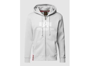 4059146751808 - Sweatjacke mit Label-Print Modell Basic