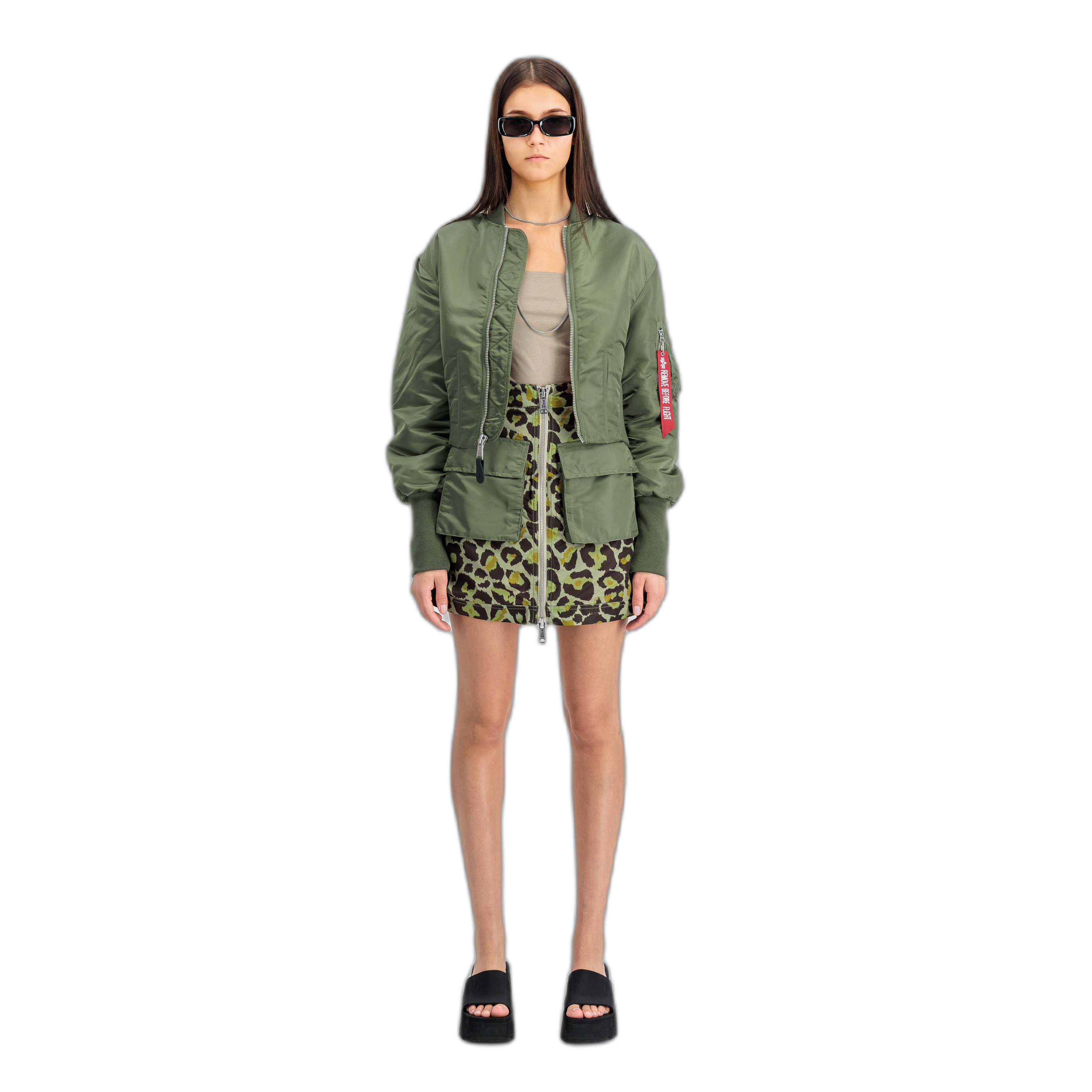 4059146758388 - Mini-Camouflage-Rock für Frauen Alpha Industries Utility