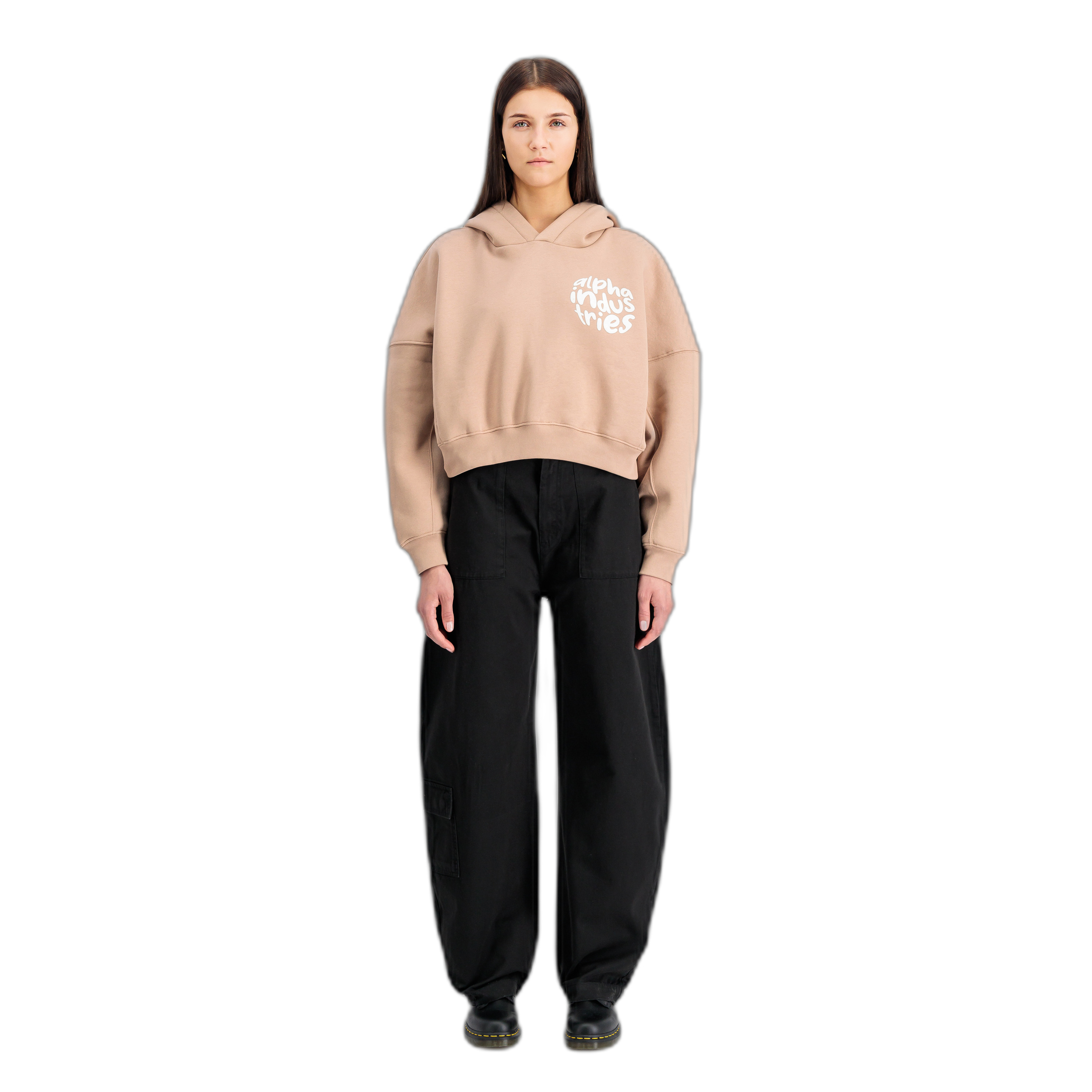 4059146766291 - Hoodie Damen Alpha Industries Logo