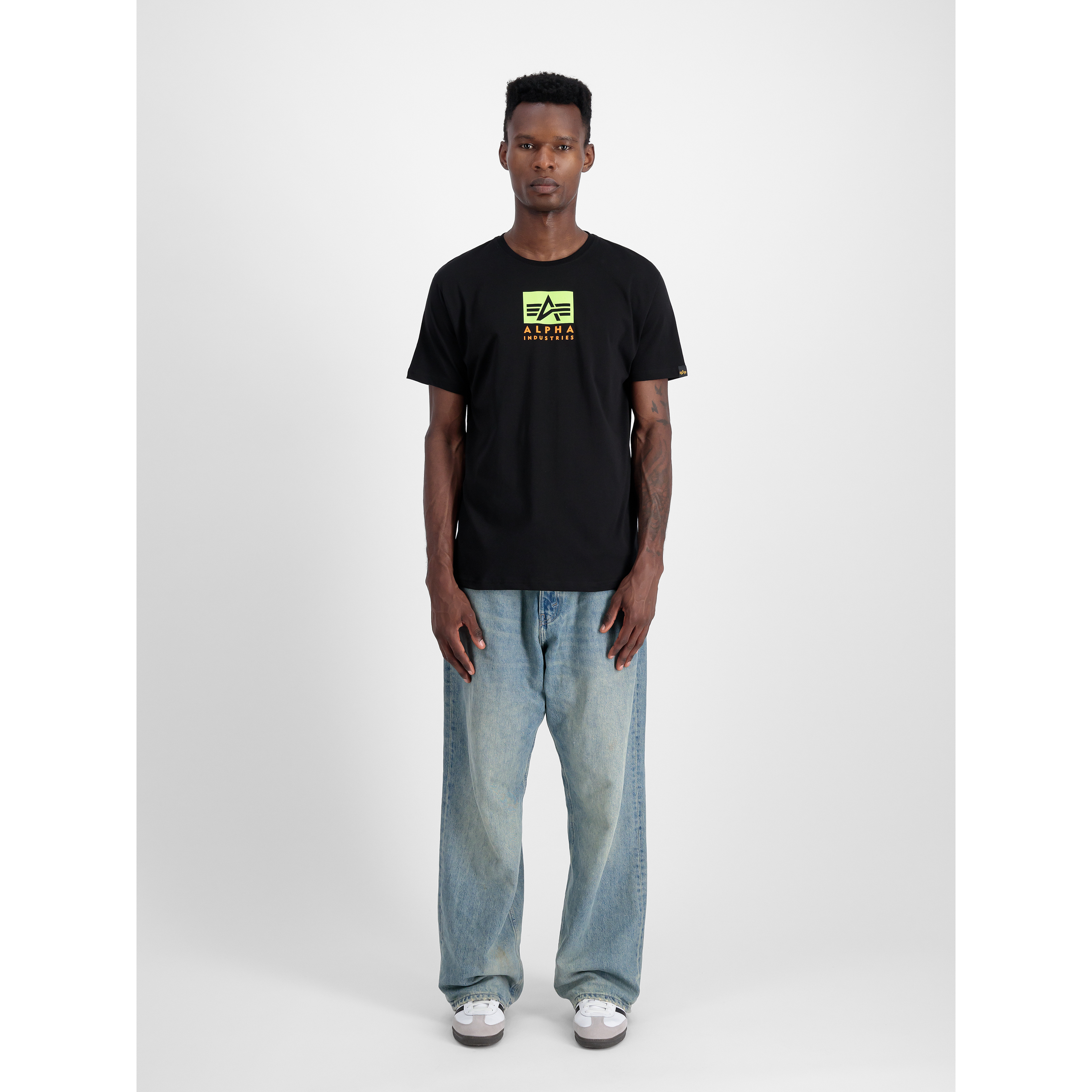 4059146782079 - Satin-Logo-T-Shirt Alpha Industries