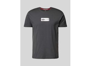 4059146782376 - T-Shirt mit Label-Print