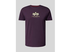 4059146789702 - T-Shirt mit Label-Print