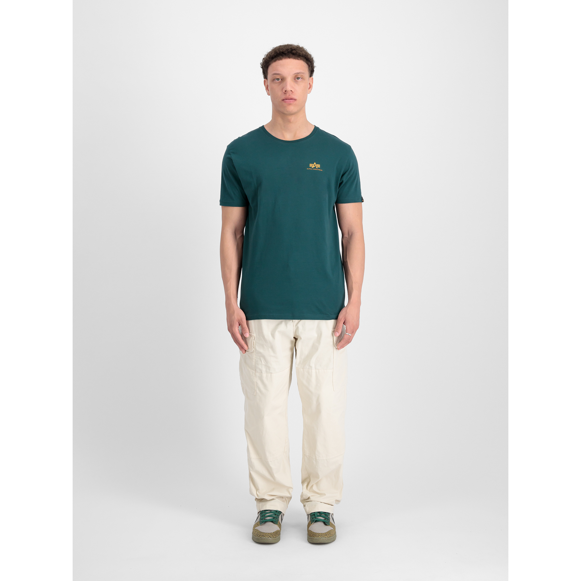 4059146792283 - T-Shirt mit kleinem Logo Alpha Industries Basic 4059146792283 - T-Shirt mit kleinem Logo Alpha Industries Basic