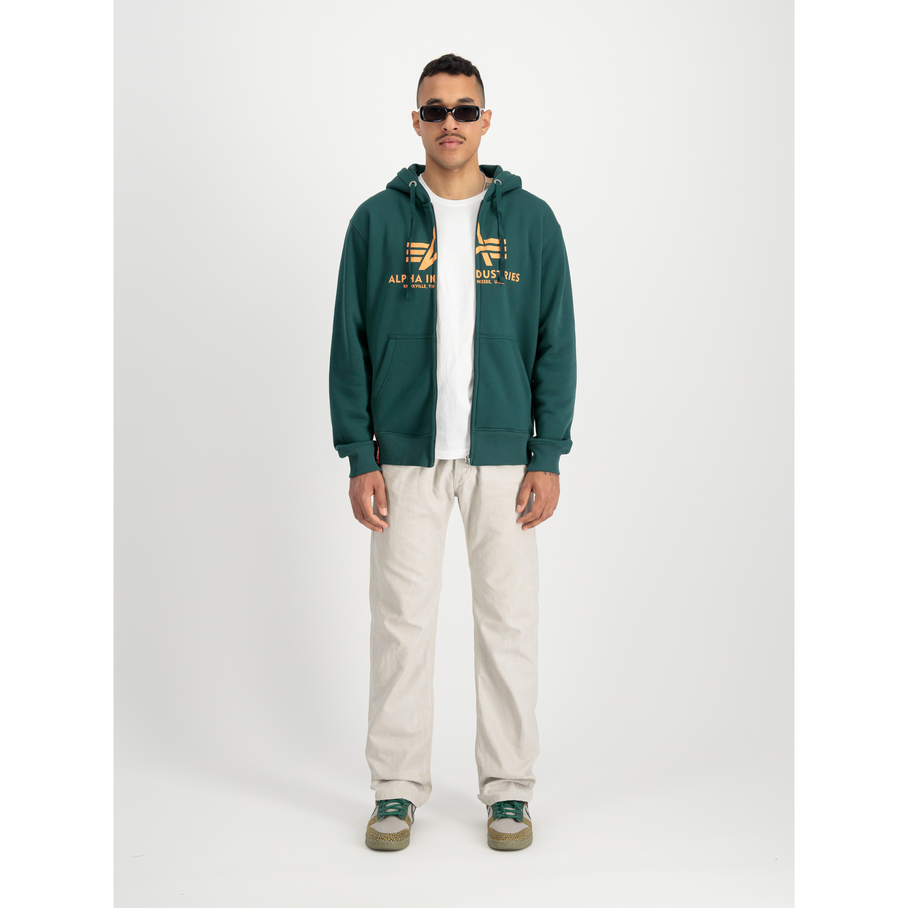 4059146793747 - Kapuzensweatshirt mit Reißverschluss Alpha Industries Basic