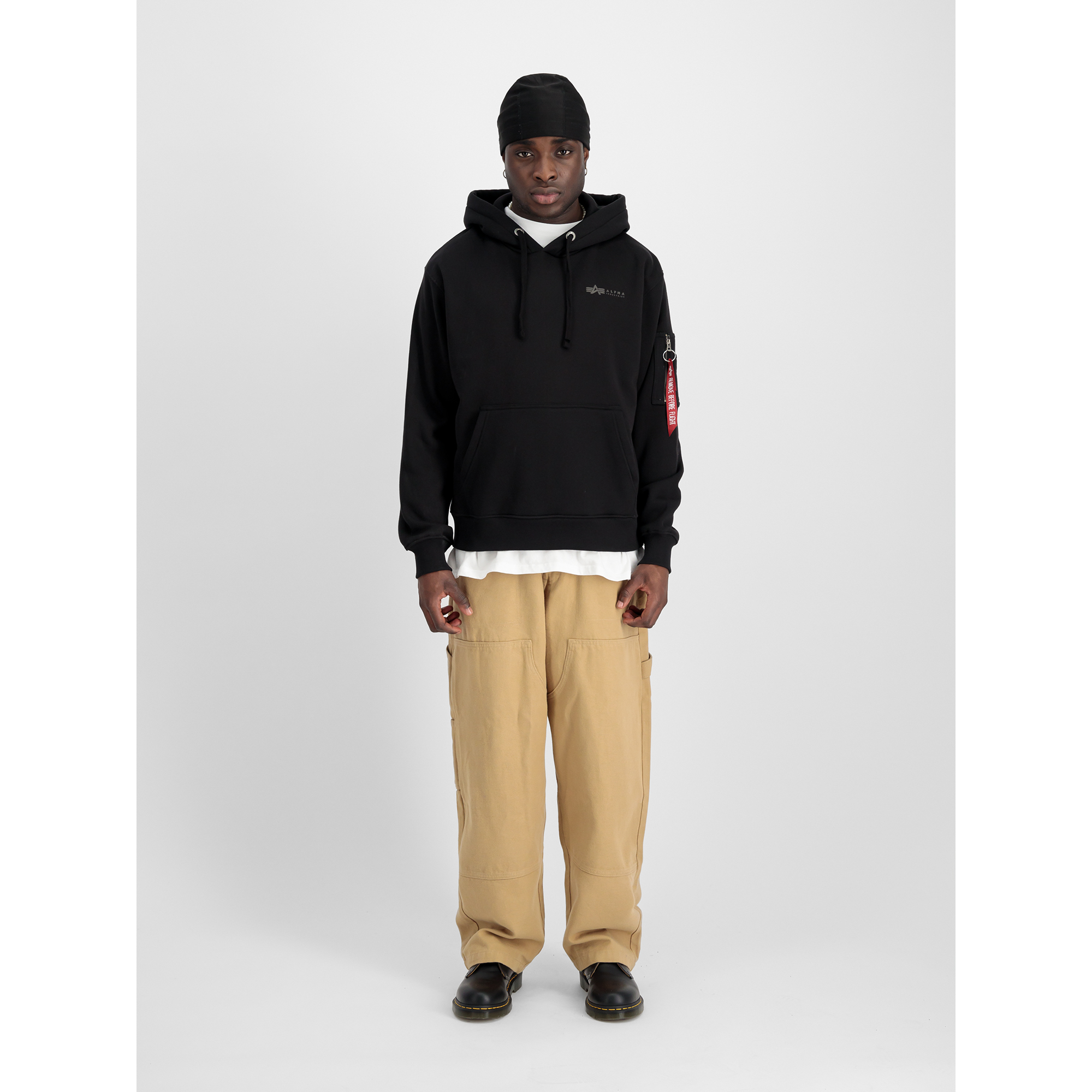 4059146793976 - Alpha Industries Air Force Hoody Kapuzenpullover schwarz in XXL 4059146793976 - Alpha Industries Air Force Hoody Kapuzenpullover schwarz in XXL