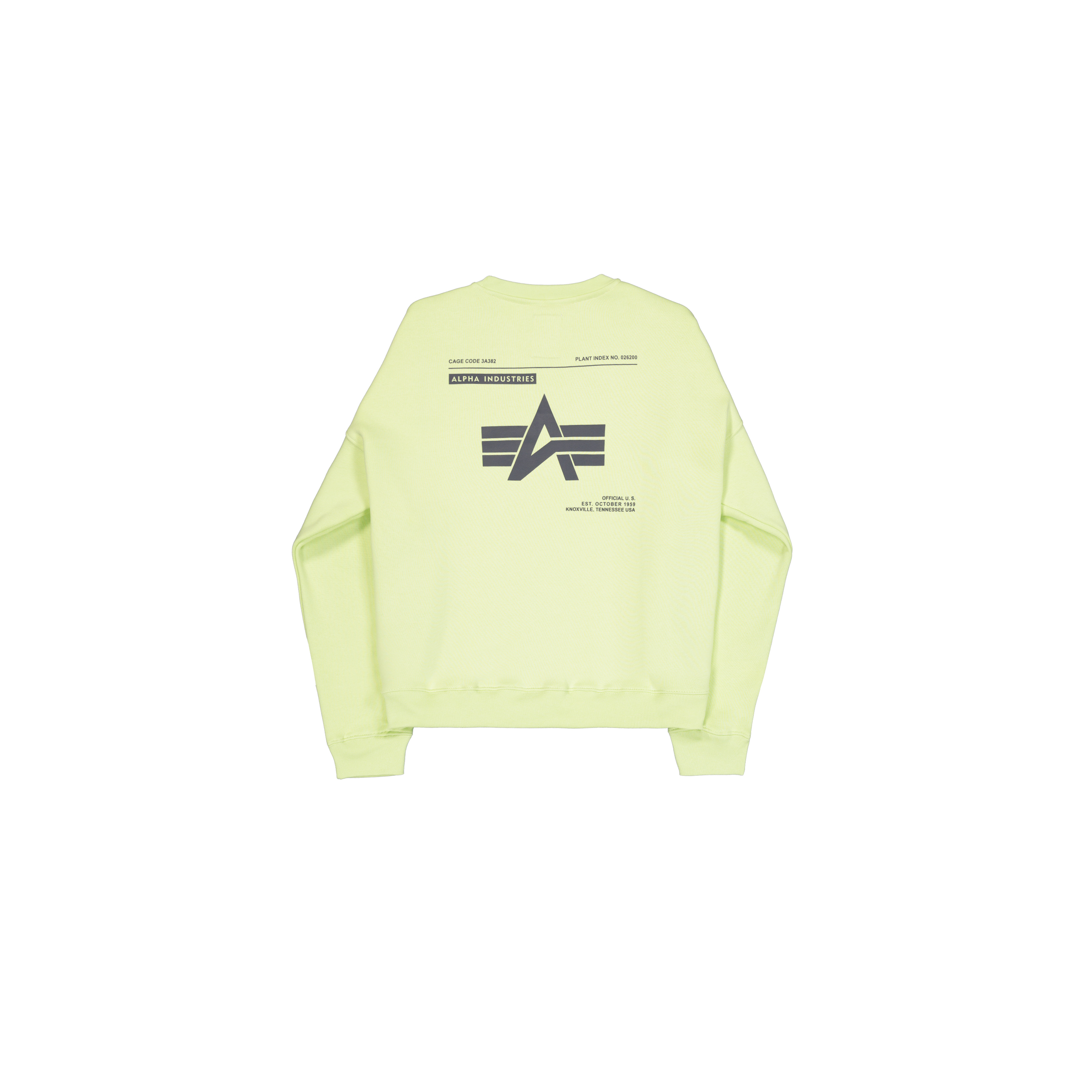 4059146796717 - Bedruckter Sweatshirt auf der Rückseite Alpha Industries Logo