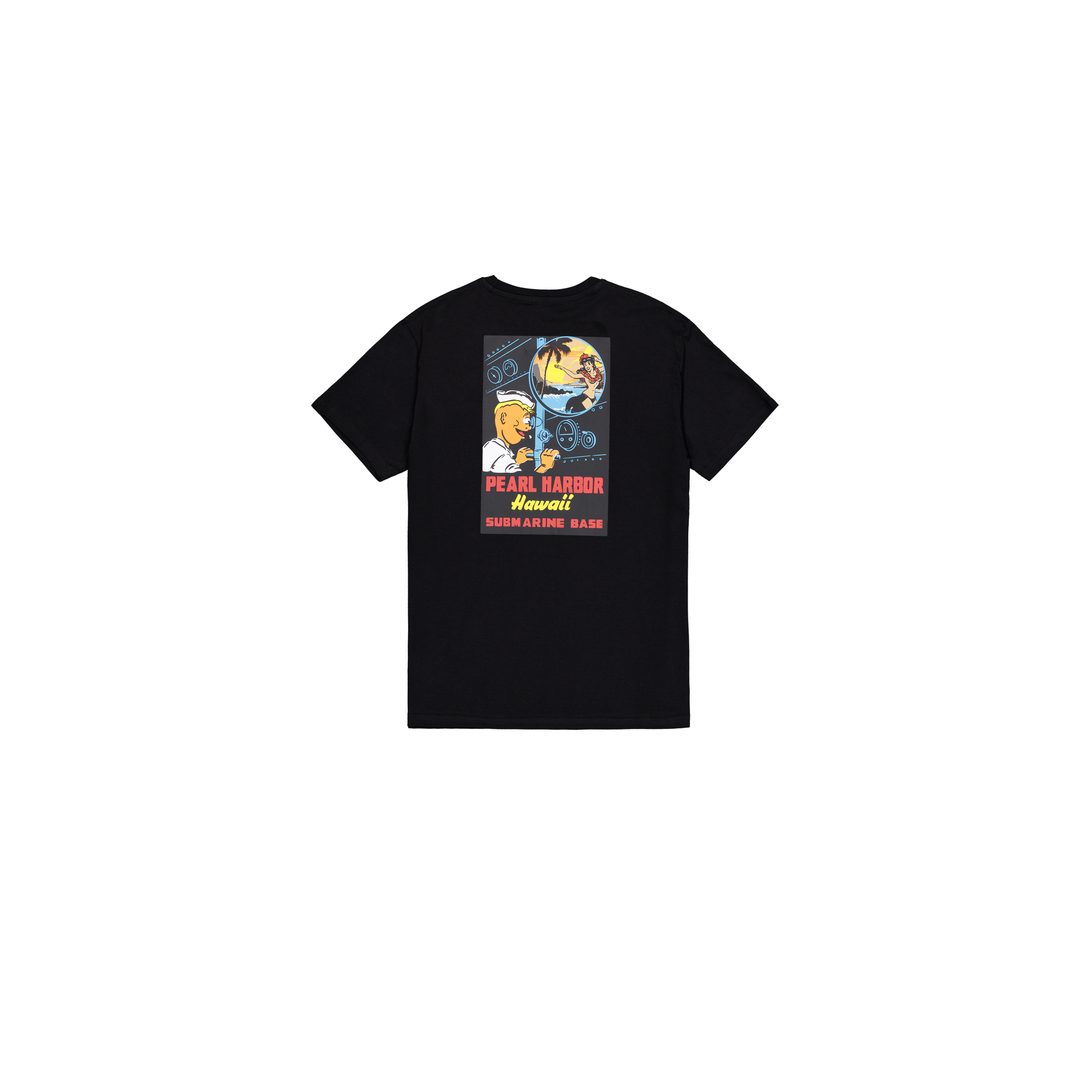 4059146843121 - T-Shirt mit Druck auf dem Rücken von Pearl Harbor Alpha Industries