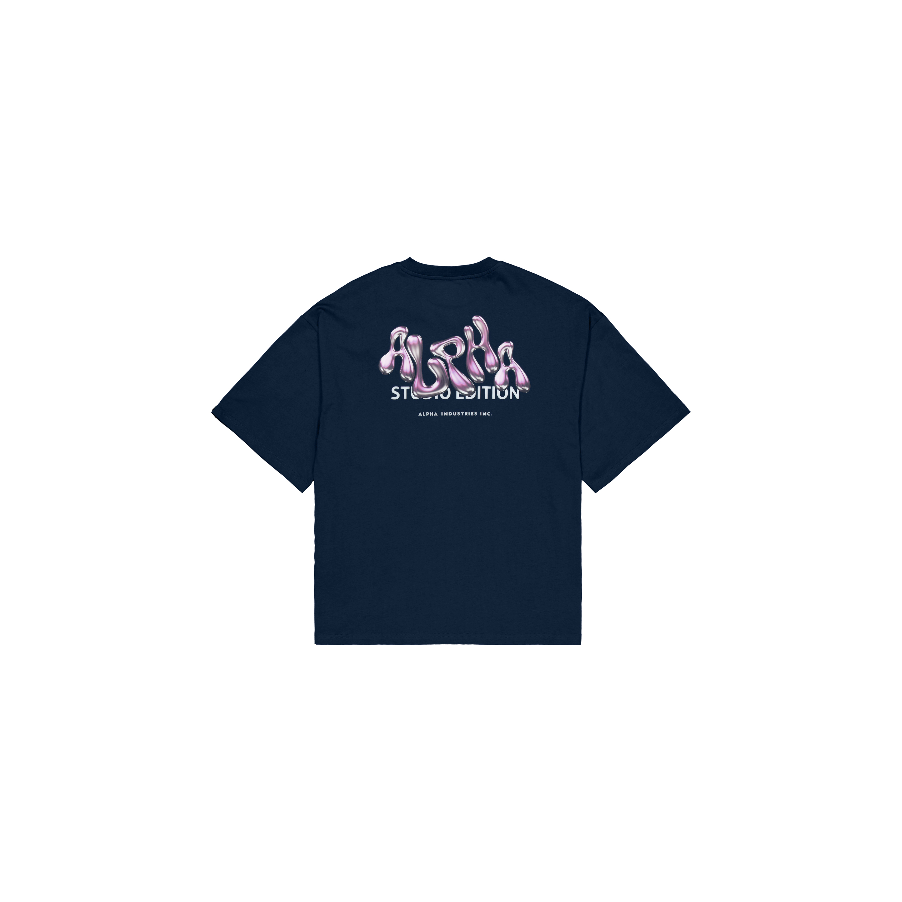 4059146847198 - T-Shirt mit Druck auf dem Rücken Alpha Industries Studio Edition