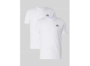 4059146867424 - T-Shirt mit kleinem Logo Alpha Industries Basic (x2)