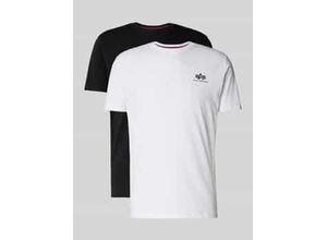 4059146867660 - T-Shirt mit kleinem Logo Alpha Industries Basic (x2)