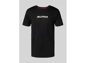 4059146910625 - T-Shirt Alpha Industries Back Print Rubber