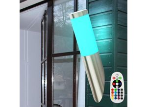 4059157009929 - Etc-shop - Robuste Wand Lampe Farbwechsel Garten Weg Außen Leuchte im Set inklusive rgb led Leuchtmittel