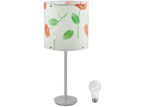 4059157012707 - Etc-shop - Tisch Beleuchtung Lese Lampe Leuchte Blumen im Set inklusive 9 Watt led Leuchtmittel