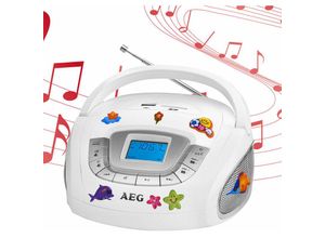 4059157015333 - Stereo Lautsprecher Radio Boombox USB SD Musik Anlage im Set inklusive Puffy Sticker