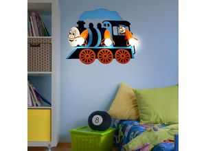 4059157018068 - Etc-shop - Kinder Zimmer Decken Wand Beleuchtung Lokomotive im Set inklusive led Leuchtmittel