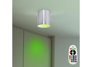 4059157024809 - Etc-shop - Aufbau Strahler Decken Lampe Wand Leuchten Fernbedienung im Set inklusive rgb led Leuchtmittel