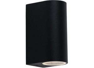 4059157036536 - Etc-shop - Außenleuchte Up & Down schwarz Wandleuchte led außen Fassadenleuchte Aluminium Aussenleuchten Haus 2x 5W 2x400lm 3000K BxH 65x145 cm