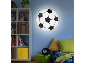 4059157040069 - Etc-shop - Fußball Decken Lampe Kinder Spiel Zimmer Glas Wand Leuchte satiniert im Set inkl led Leuchtmittel