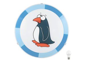 4059157048393 - Etc-shop - Decken Wand Lampe Baby Spiel Zimmer Jungen Mädchen Tier Motiv Pinguin im Set inkl led Leuchtmittel