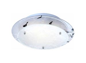 4059157051737 - Etc-shop - Glas Deckenleuchte rund dimmbar mit Fernbedienung led Deckenlampe E27 Küchenlampe Wohnzimmerleuchte chrom rgb Farbwechsel Blumen Dekor 4059157051737 - Etc-shop - Glas Deckenleuchte rund dimmbar mit Fernbedienung led Deckenlampe E27 Küchenlampe Wohnzimmerleuchte chrom rgb Farbwechsel Blumen Dekor