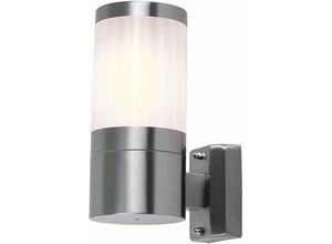 4059157052024 - Etc-shop - Edelstahl Außen Lampe Beleuchtung Haus Wand Leuchte gewellt Strahler im Set inklusive led Leuchtmittel