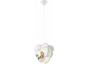 4059157052727 - Etc-shop - Decken Pendel Leuchte Mädchen Kinder Zimmer Affen Motiv Hänge Lampe im Set inkl led Leuchtmittel