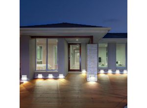 4059157054516 - Etc-shop - 10er Set Design led Wand Beleuchtungen Terrasse Stufen Außen Strahler Balkon Lampen Leuchten