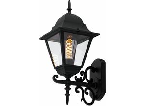 4059157060548 - Etc-shop - led Wand Lampe Außen Leuchte Garten Veranda Hof Weg Beleuchtung Antik alu Schwarz